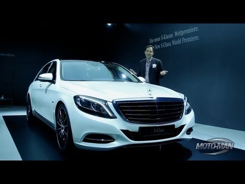 Mercedes 2014 S Class World Premiere at Airbus in Hamburg Germany