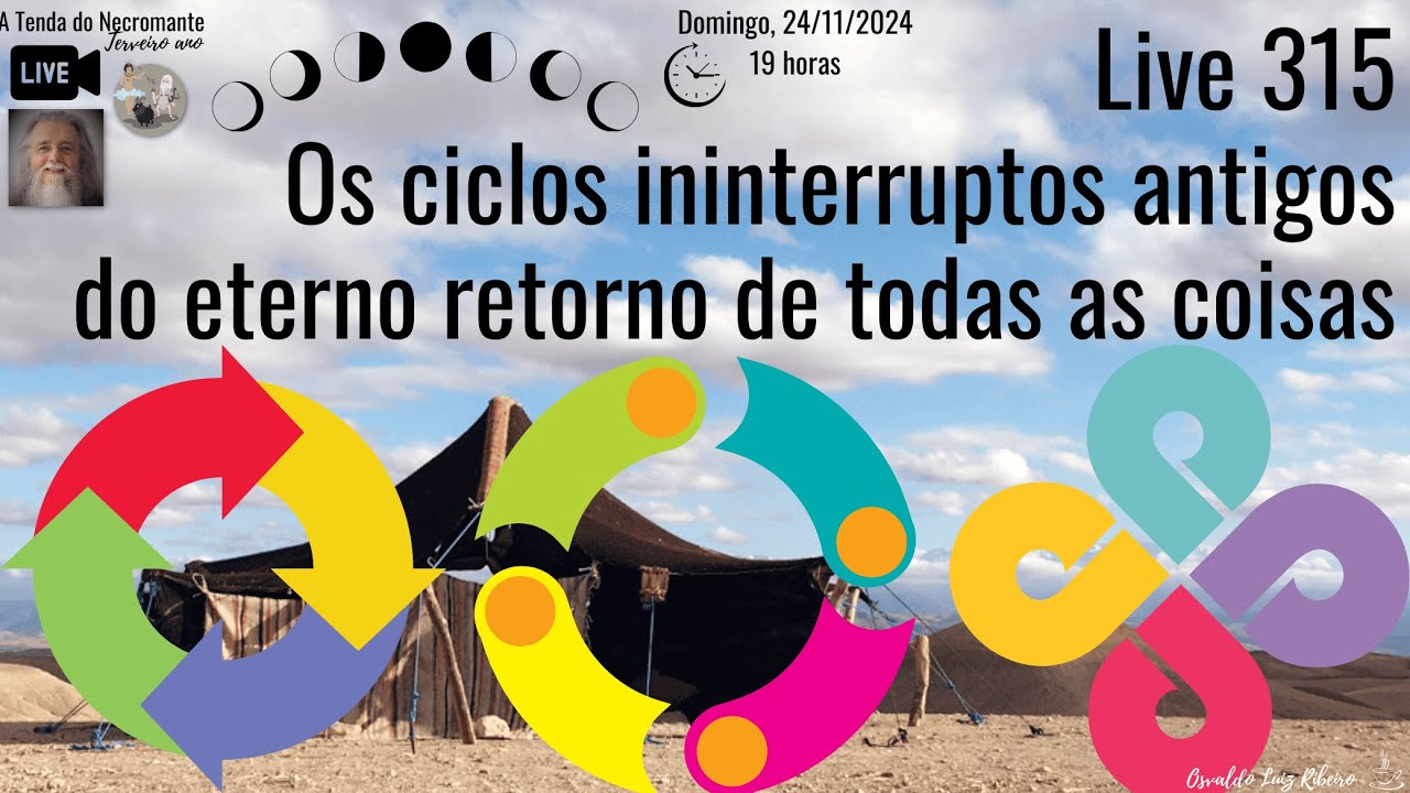 Live 315. Os ciclos ininterruptos antigos do eterno retorno de todas as coisas