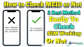 how to check meid or not Using IMEI Number | How to Check Iphone MEID or GSM | 2 Best Method