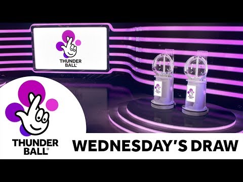 The National Lottery ‘Thunderball' draw results from Wednesday 31st July 2019