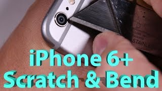 Apple iPhone 6 Plus, Scratch test, burn test, BEND TEST!