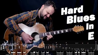Download lagu Acoustic Hard Blues in E on One Guitar (w/tabs) mp3