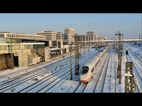 Tz 707 und Tz 704 mit ICE 622 von München nach Dortmund
