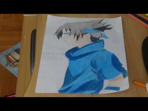 Speed drawing Uchiha Sasuke