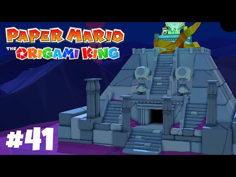 Paper Mario Origami King Gameplay Walkthrough Part 41 Temple of Shroom!