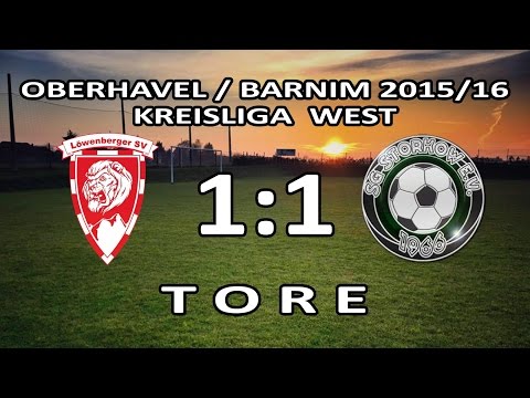 LÖWENBERGER SV - SG STORKOW 1:1 - Tore [Kreisliga West 2015/16 - 26.Spieltag]