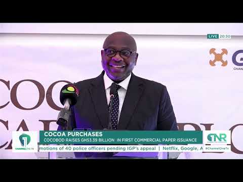 COCOBOD Raises GH¢3.39 Billion in First Cocoa Capital Commercial Paper Issuance