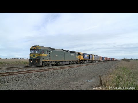 7902V Mildura To Melbourne Container Train With G520 XR559 BL27 (17/8/2022) - PoathTV Railways