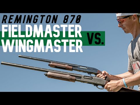 New Remington 870 Pumps vs Old | 870 FieldMaster vs 870 WingMaster 12ga Pump Shotgun Review