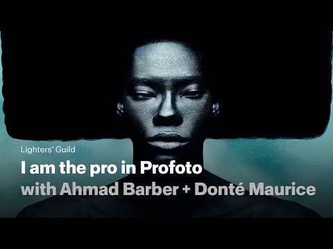 I am the pro in Profoto with Ahmad Barber + Donté Maurice