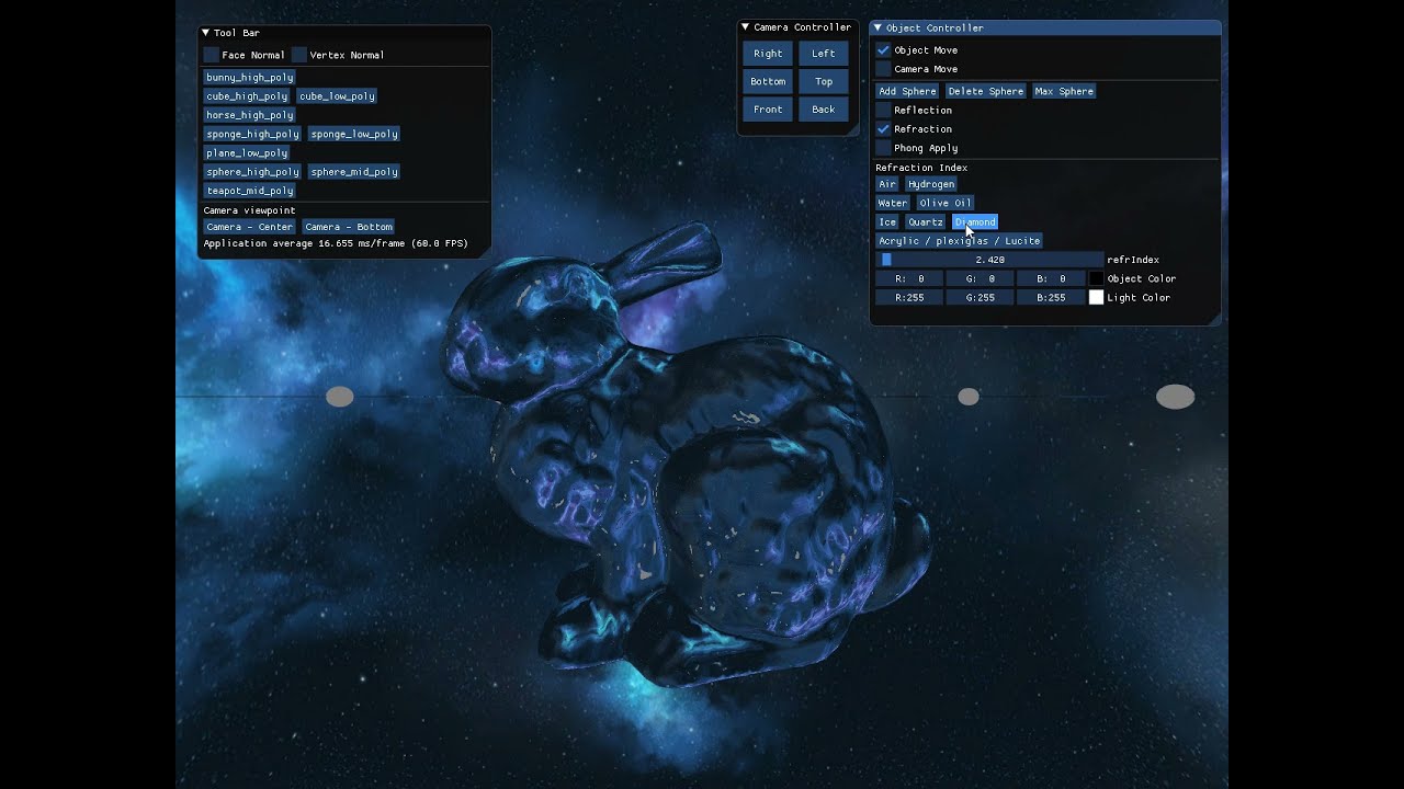 Reflection and Refraction with GLSL