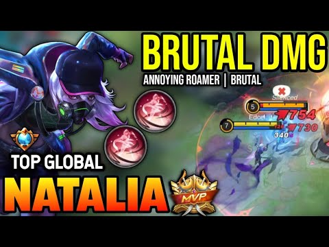 NATALIA BEST BUILD 2023 | TOP GLOBAL NATALIA GAMEPLAY | MOBILE LEGENDS✓