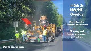 Project overview: 140th St NE/NW Overlay
