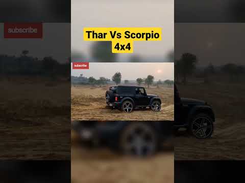 Thar vs Scorpio Tochan 4x4 | Tug of war