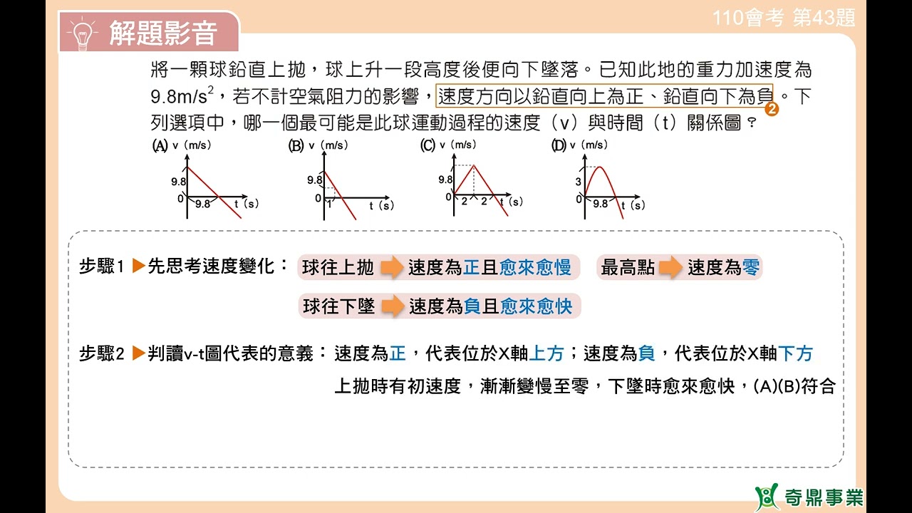 １２-110會考第43題