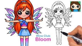How to Draw Fairy Princess Bloom | Winx Club