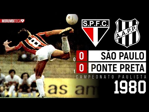 São Paulo (0) 0x1 (0) Ponte Preta - 1980  - 🏆 TÍTULO DO 2º TURNO!! A MÁQUINA GARANTIDA NA FINAL!🔴⚪⚫