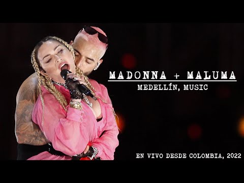 Madonna, Maluma -  Meddelin & Music Live 2022 Medallo En El Mapa 720p