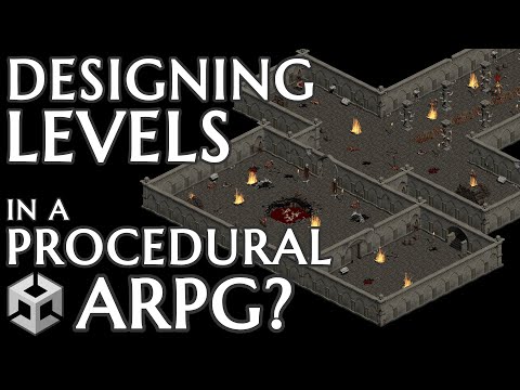 Designing Levels in my Procedural Unity ARPG!
