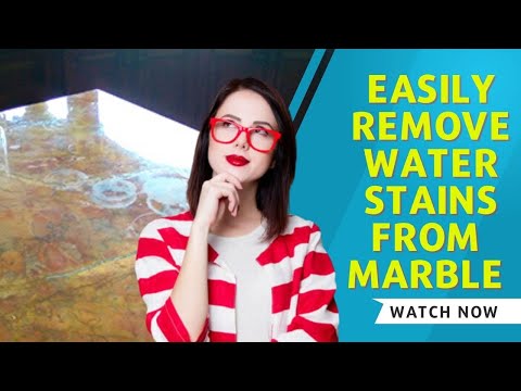 Save Your Marble from Water Stains with These Hacks