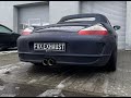 Video: ox Edelstahl Sportauspuff mittig Porsche Boxster Typ 986 2.7