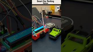 How I made Smart Parking System with IR Sensor & Servo Motor DIY #car  #parking  #diy