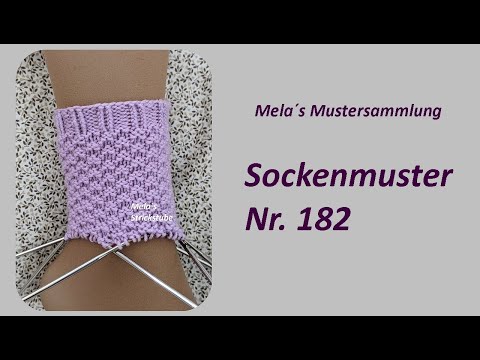 Sock pattern no. 182 - Knitting pattern in the round / Socks knitting pattern