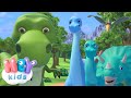 Here Come the Dinosaurs + A Ram Sam Sam and More Kids Songs Karaoke ! 👶 Hey Kids Nursery Rhymes