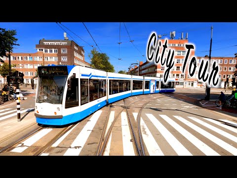 🇳🇱 Cab Ride 1929: Amsterdam City Tour Part 1 Electric  Museum Tram 5/9/2021