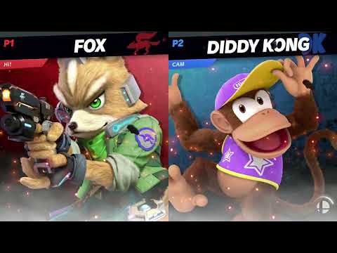 Momocon 2024 Light (Fox) Vs. LightningCam (Diddy Kong)