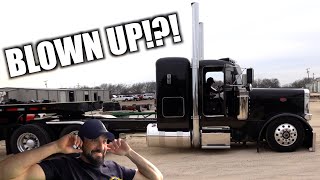 I Blew The Sound System In My Peterbilt 379!!! TOO LOUD!!!