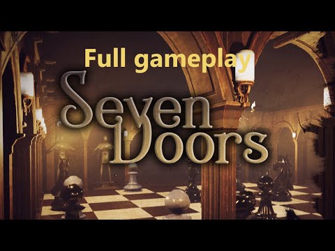 SEVEN DOORS FULL GAME Complete walkthrough gameplay - ALL PUZZLE SOLUTIONS - No commentary