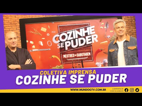 SBT APRESENTA “COZINHE SE PUDER – MESTRES DA SABOTAGEM”, COM OTAVIANO COSTA PARA A IMPRENSA