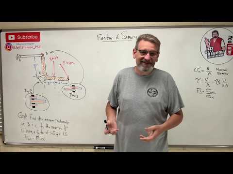 Mechanics of Materials: Lesson 6 - Factor of Safety Explained, Example Problem