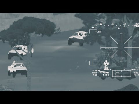 Insurgents Convoy Destroyed By Attack Helicopter - AH-64D Apache Longbow -  Arma 3 MilSim