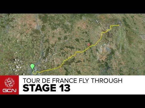 Tour De France Stage 13 Fly Through
