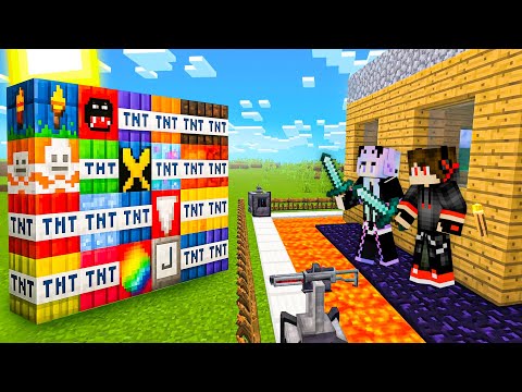 GOD TNT vs Security House - Minecraft