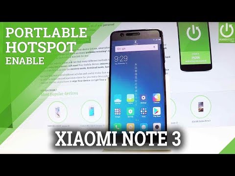 XIAOMI Mi Note 3 Mobile Hotspot / Share Wi-Fi
