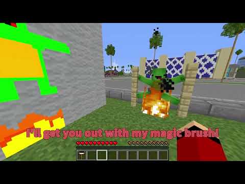 JJ Use DRAWING MOD To FAT Prank on Mikey in Minecraft! - Maizen