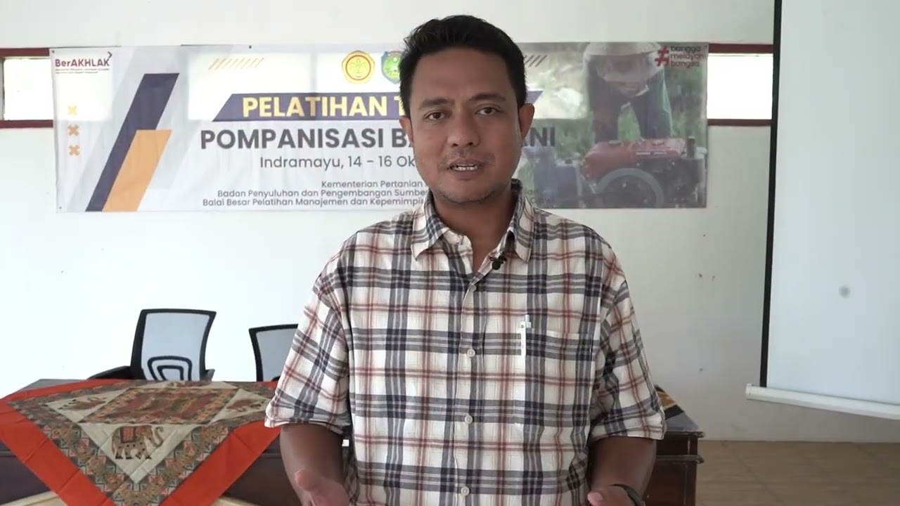 Dukung Pertanian Modern, Kementan Beri Petani Milenial Indramayu Pelatihan Tematik Pompanisasi
