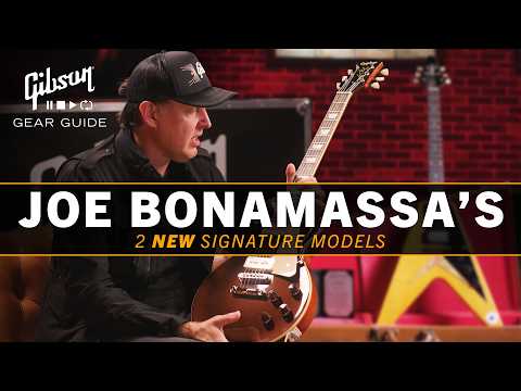 Joe Bonamassa Talks TWO New Signature Guitars – 1955 Les Paul & "Amos" Flying V