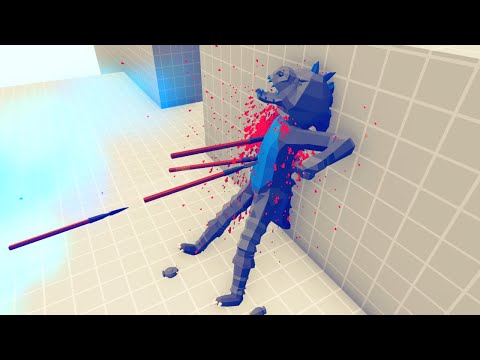 PINNING EVERY UNIT TO THE WALL - Totally Accurate Battle Simulator TABS