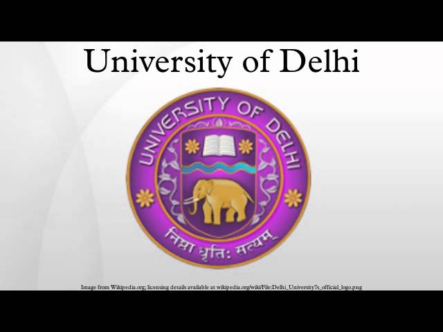 University of Delhi video #1