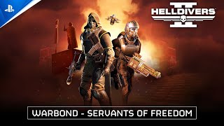 Helldivers 2 - Servants of Freedom Warbond | PS5 & PC Trailer