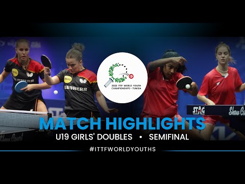 A. Kaufmann/M. Griesel vs C. Lutz/P. Pavade | U19 GD SF | ITTF World Youth Championships 2022