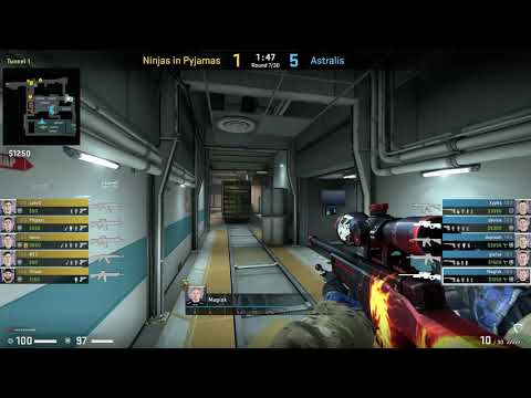 CS:GO POV Demo Astralis Magisk (30/14) vs NiP (de_train)