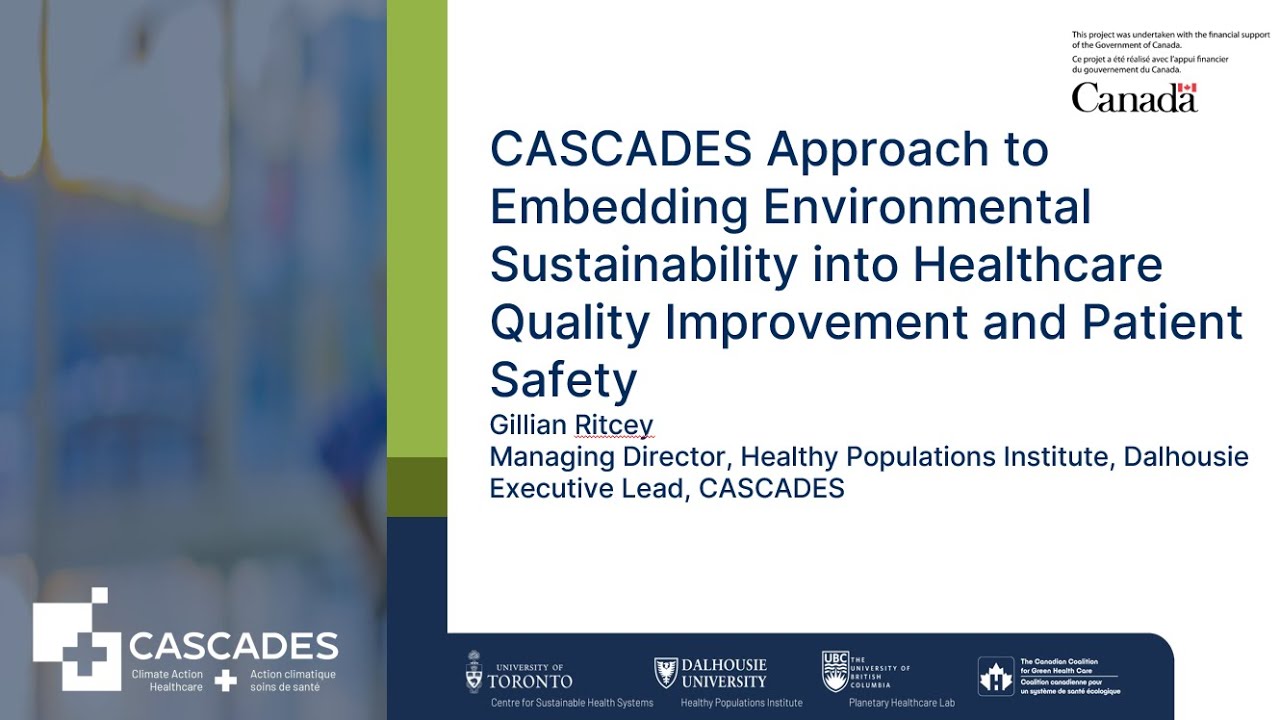 The role of quality in sustainable health systems