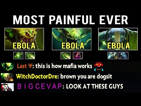 MOST PAINFUL DEATH EVER In Dota 2 ! Ebola Team Combo Make Enemy Death In Vain Crazy Game by Nikonica
