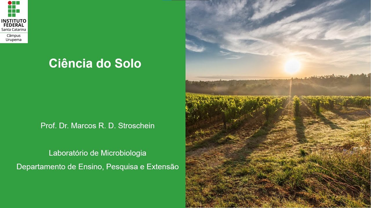 Módulo 1: Introdução a Ciência do Solo