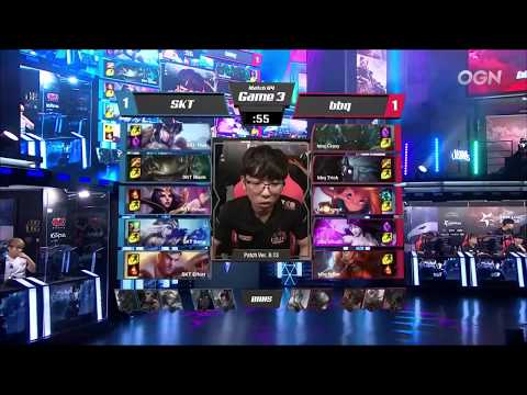 SKT vs BBQ Highlights Game 3   LCK Summer 2018 Week 6 Day 2   SK Telecom T1 vs BBQ Olivers